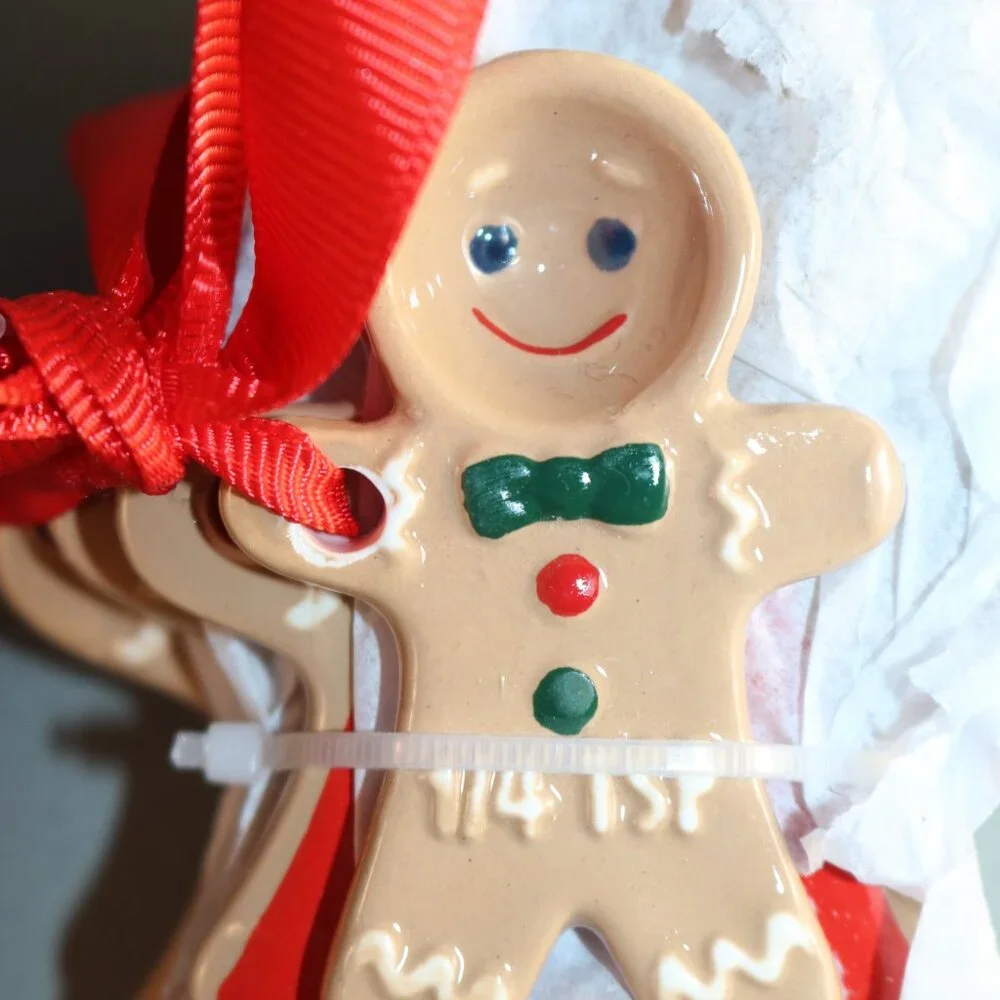 Holiday Time 2025 Christmas Gingerbread Measuring Spoon Set nwt